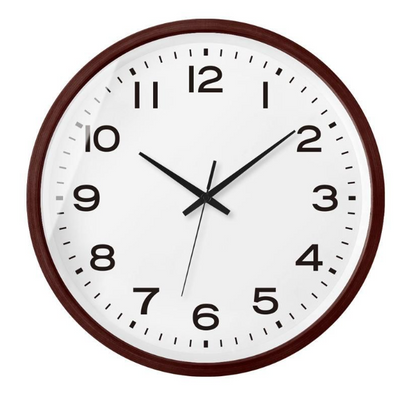 Nordic Wall Clock | Crafted from Natural Wood
