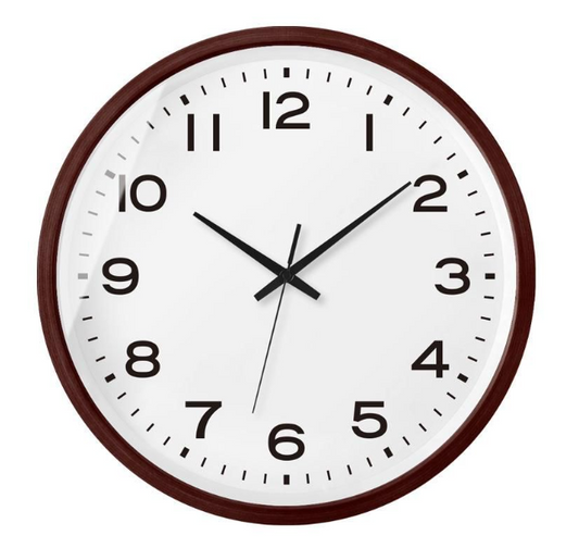 Nordic Wall Clock | Crafted from Natural Wood