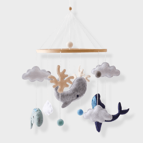 Wooden Baby Mobile | Soothing Natural Nursery Decor