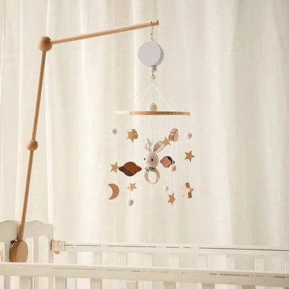 Wooden Baby Mobile | Soothing Natural Nursery Decor