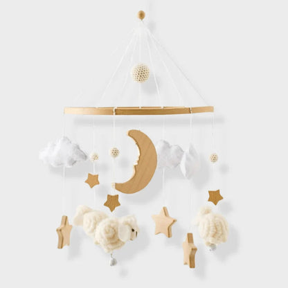 Wooden Baby Mobile | Soothing Natural Nursery Decor