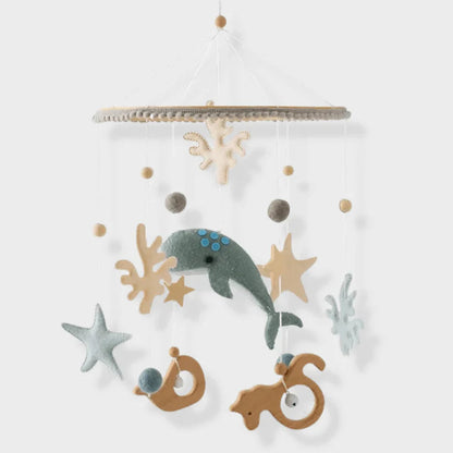 Wooden Baby Mobile | Soothing Natural Nursery Decor