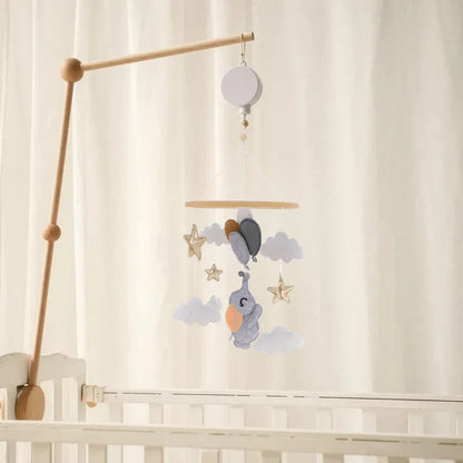 Wooden Baby Mobile | Soothing Natural Nursery Decor