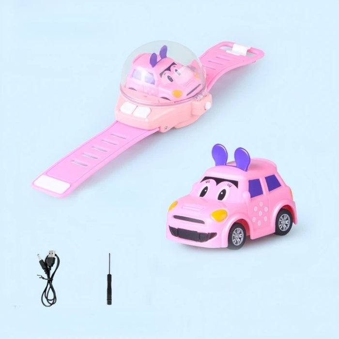 Remote Control Watch Car | Compact Design with Integrated Holder