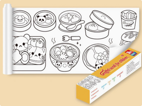 XXL Kids Coloring Page | Self-Adhesive Fun Activity