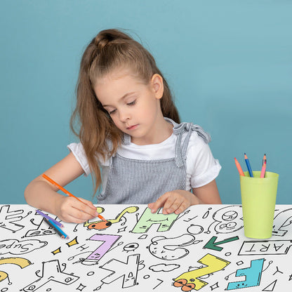 XXL Kids Coloring Page | Self-Adhesive Fun Activity