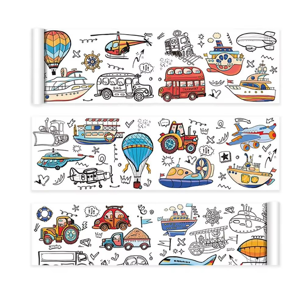 XXL Kids Coloring Page | Self-Adhesive Fun Activity