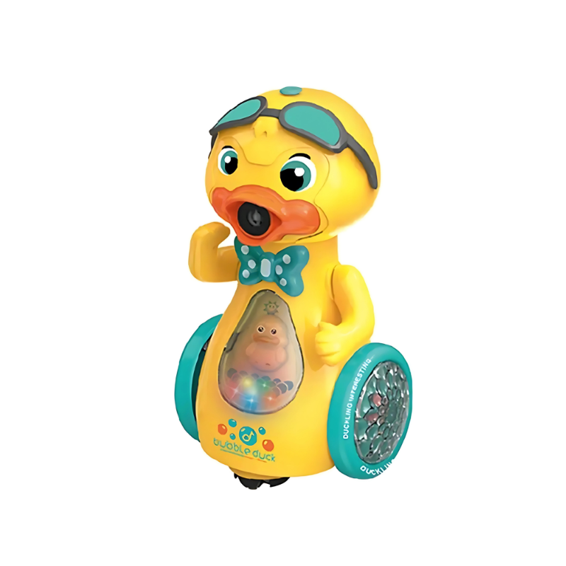 Interactive Dancing Duck Toy | Light-Up Bubbles and Music