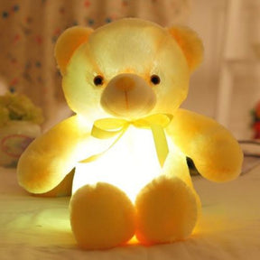 LED Teddy Bear Night Light | Soft Plush Comfort for Kids