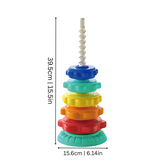 Colorful Stacking Tower Toy | Enhances Learning and Motor Skills