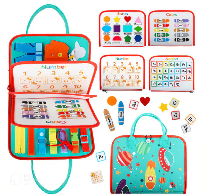 Montessori Sensory Board | Portable Learning Adventure for Kids