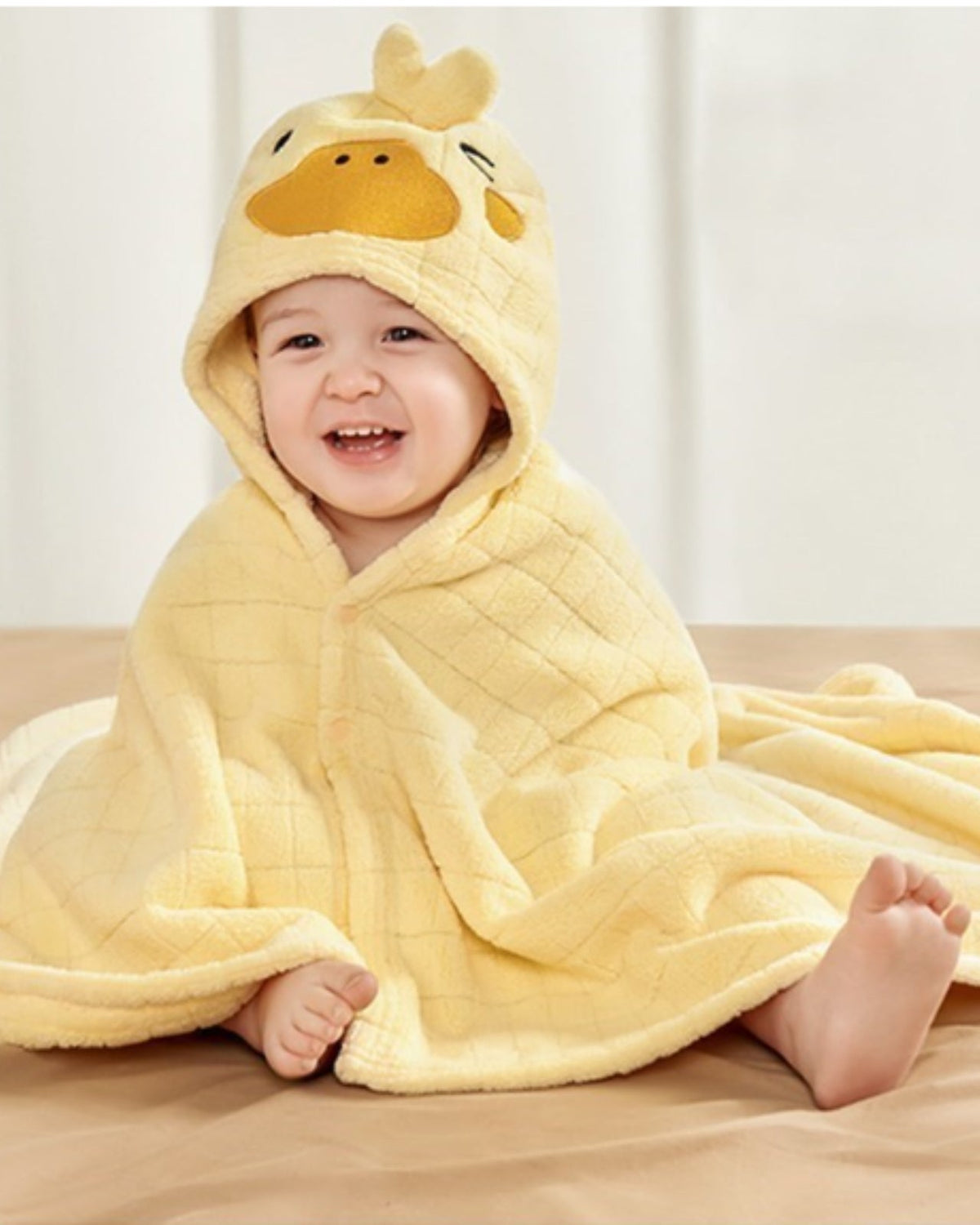Baby Bath Cape for Infants | Soft Pure Cotton Design