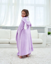 Purple Llama Bath Cape | Soft, Fun, and Cozy Wrap