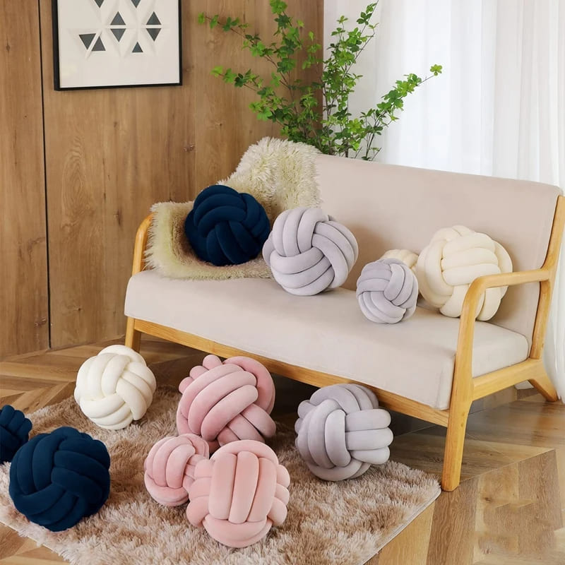 Knotted Baby Cushion | Soft, Stylish, and Easy to Clean