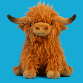 Highland Cow Plush Toy | Soft Cuddly Companion for Kids