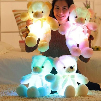 LED Teddy Bear Night Light | Soft Plush Comfort for Kids