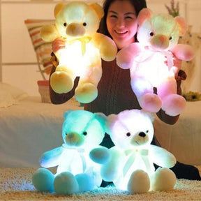 LED Teddy Bear Night Light | Soft Plush Comfort for Kids