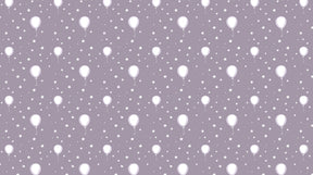 Detailed floating balloons and stars mural wallpaper design pattern by Kids-Mundo