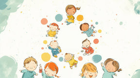 Detailed balloon mural wallpaper design pattern featuring colorful characters by Kids-Mundo