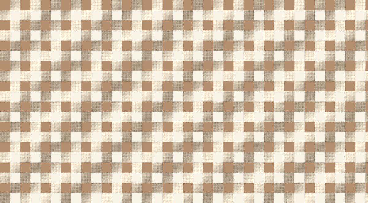 Beige and Cream Gingham Check Wall Mural