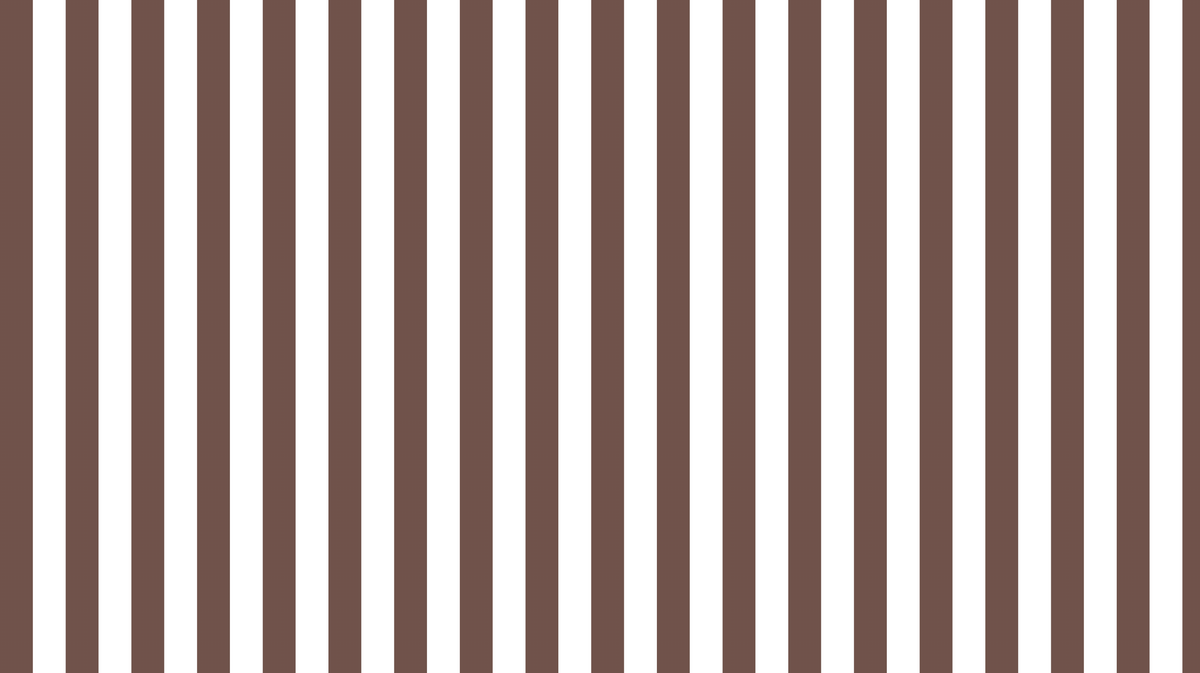 Elegant Brown and White Stripes Wall Mural