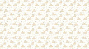 Detailed bunny clouds mural wallpaper design pattern with sleeping rabbits and stars by Kids-Mundo