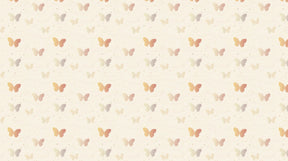 Detailed pastel butterfly mural wallpaper design pattern with soft wave motifs by Kids-Mundo
