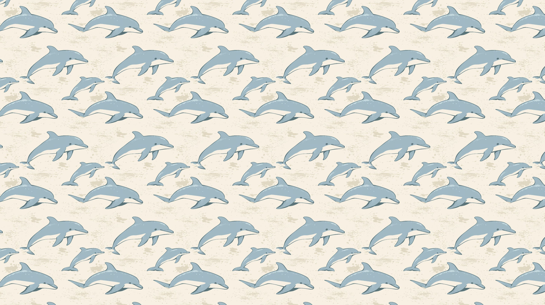 Detailed dolphin mural wallpaper design pattern showing graceful marine creatures by Kids-Mundo