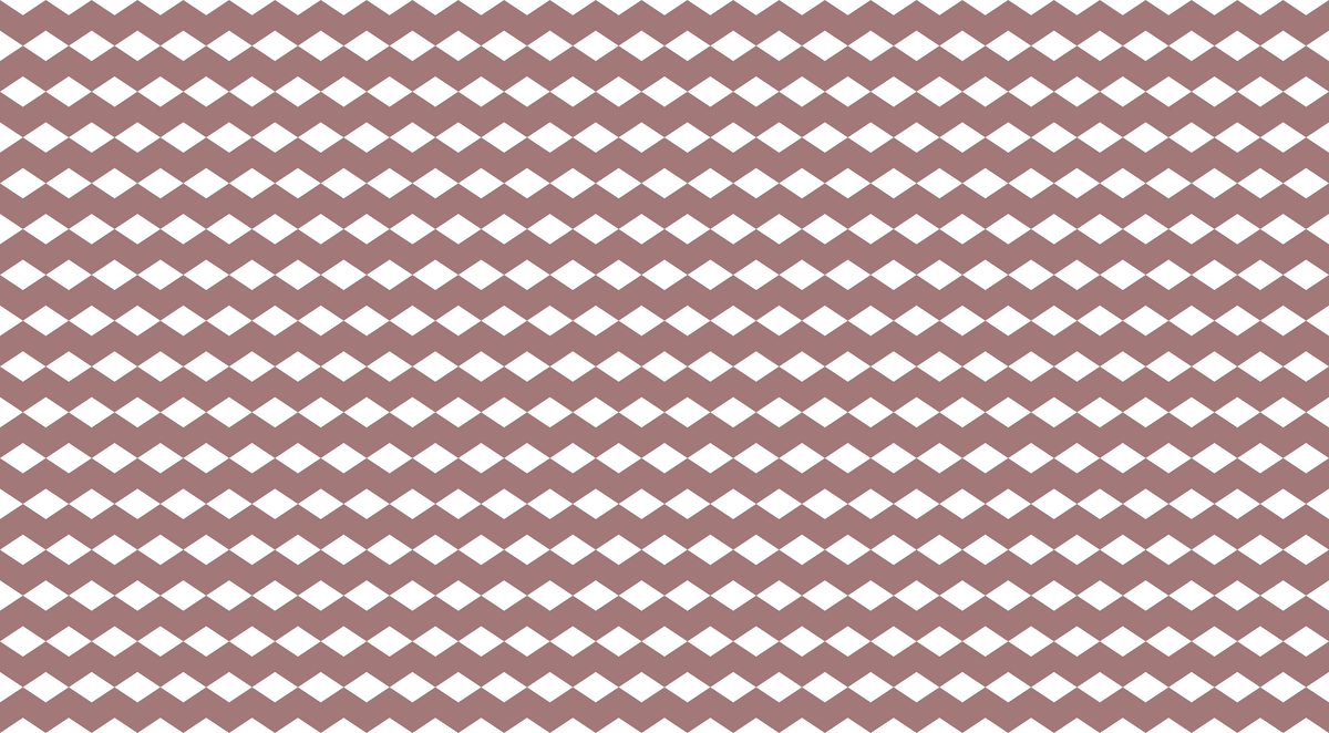 Dusty Terracotta Diamond Pattern Wall Mural