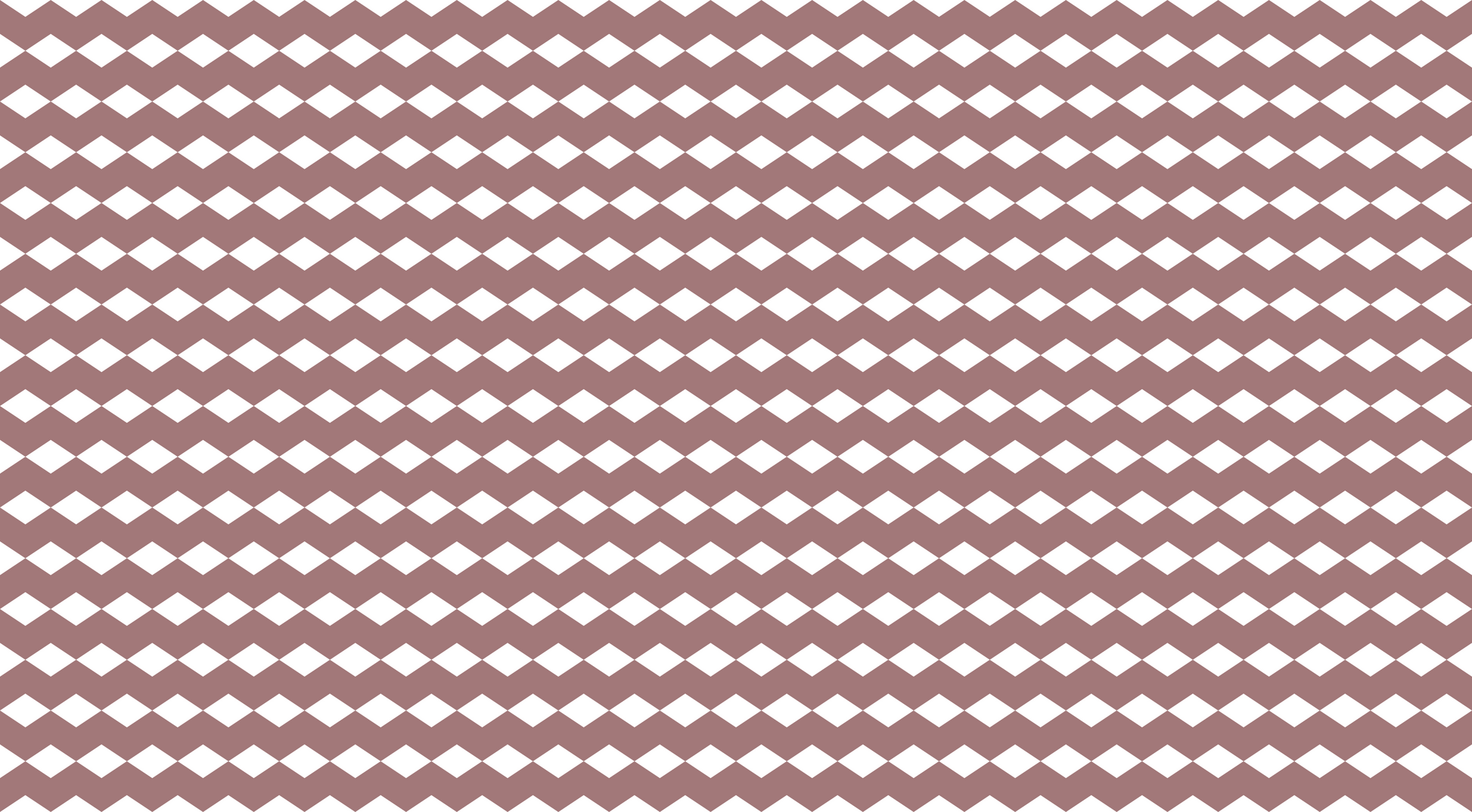 Kids-Mundo flat artwork of a repeating dusty terracotta and white diamond wallpaper pattern
