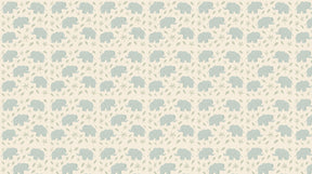 Detailed cute elephant mural wallpaper design pattern with pastel background by Kids-Mundo