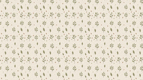 Green leaves mural wallpaper design pattern showing delicate botanical motifs by Kids-Mundo