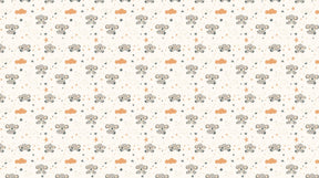 Detailed koala and starry sky mural wallpaper design pattern by Kids-Mundo