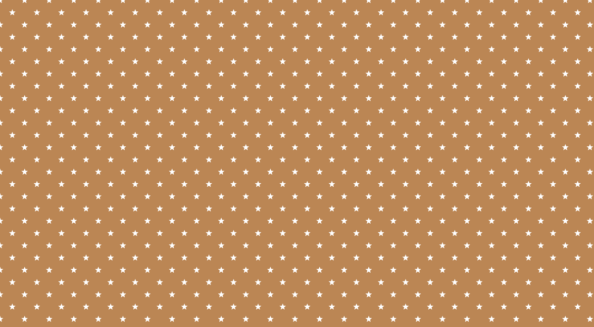 Mini Stars on Terracotta Wall Mural