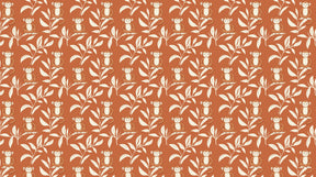 Detailed monkey jungle mural wallpaper design pattern with foliage by Kids-Mundo