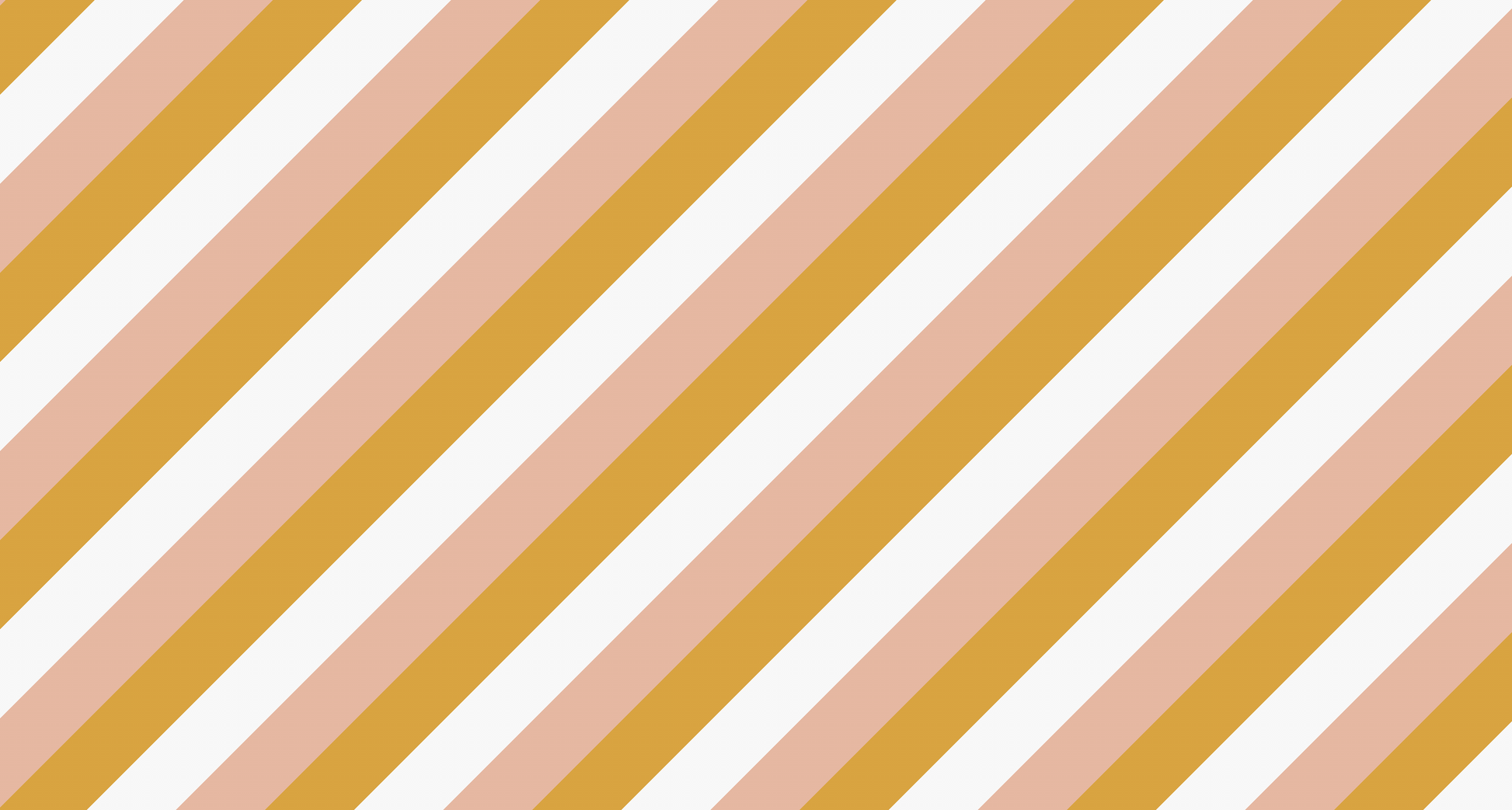 Kids-Mundo diagonal stripe wall mural artwork in mustard yellow and blush pink