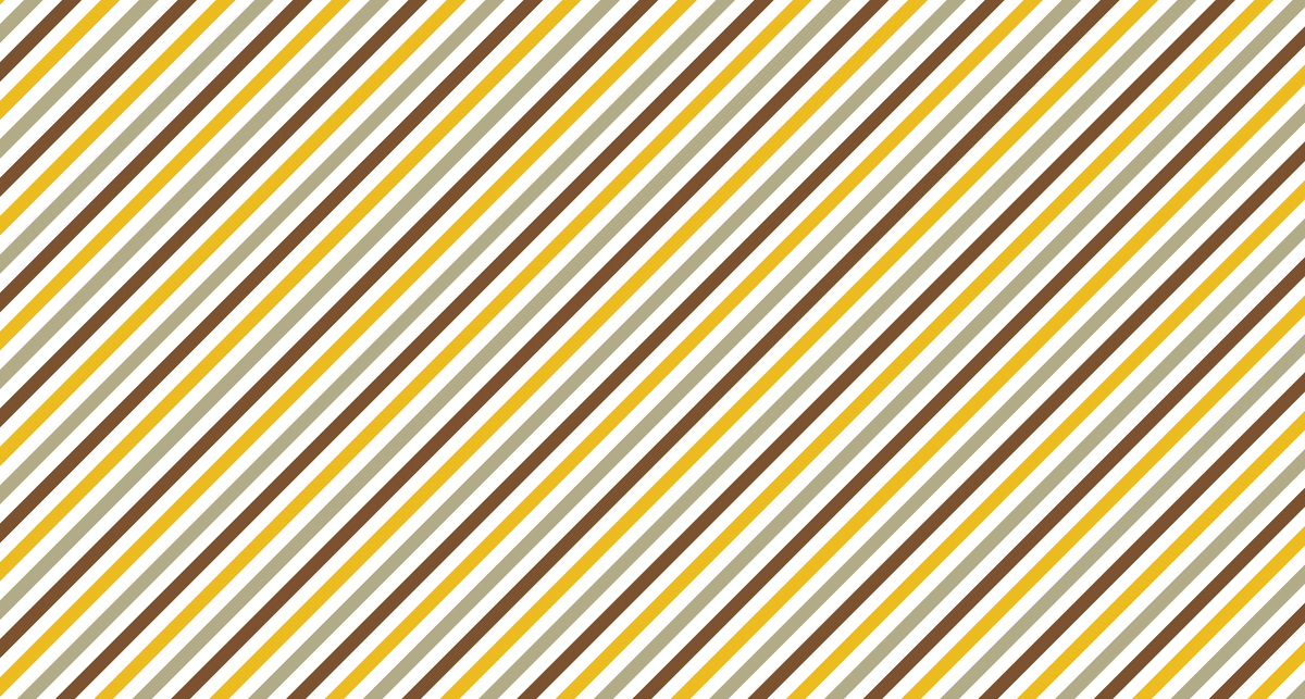 Mustard, Brown and Sage Pinstripe Wall Mural