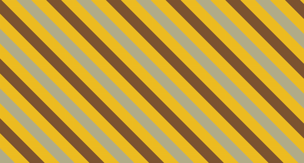 Mustard, Brown and Sage Diagonal Stripe Wall Mural