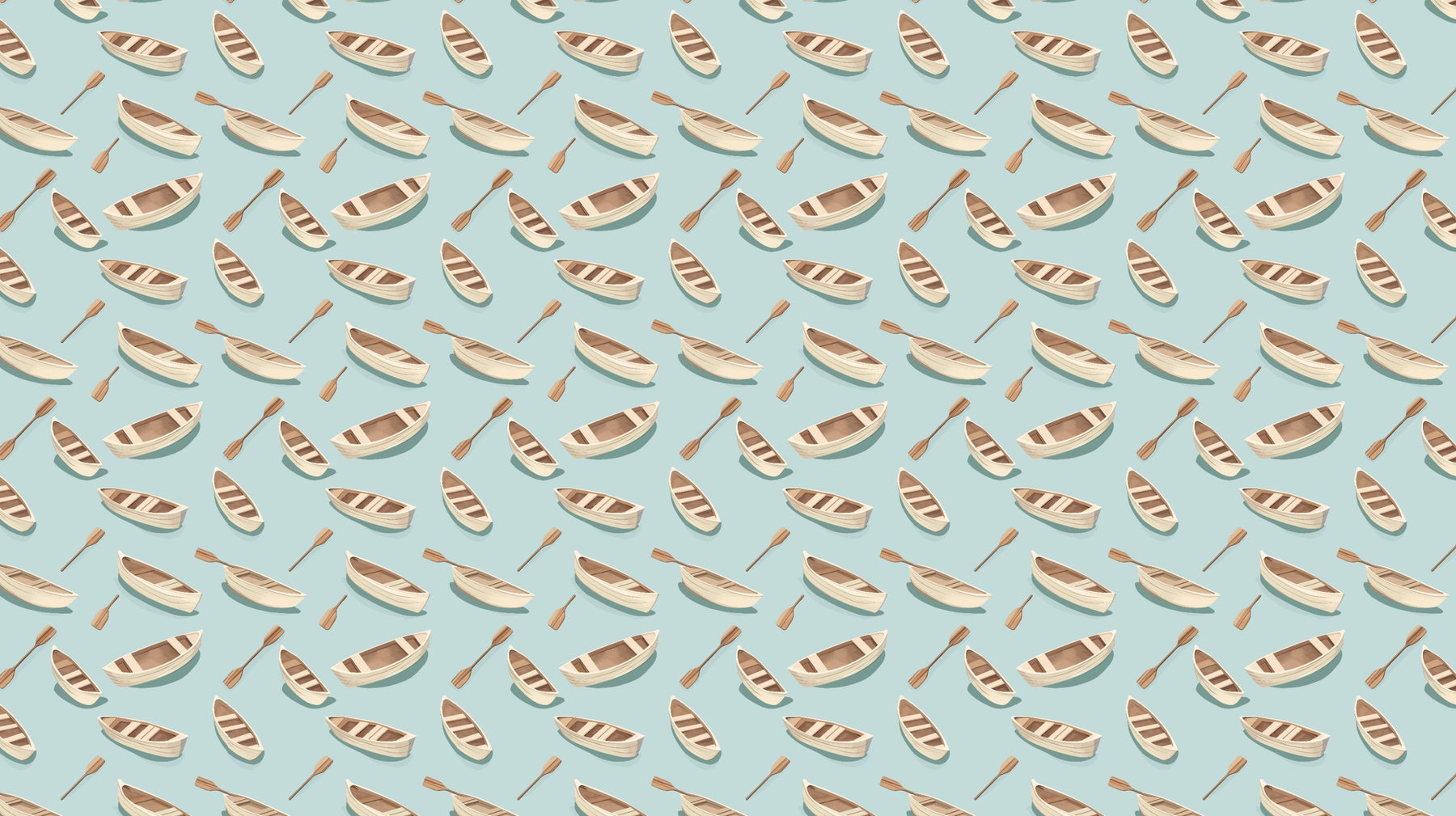 Detailed nautical boats mural wallpaper design pattern with blue maritime motifs by Kids-Mundo