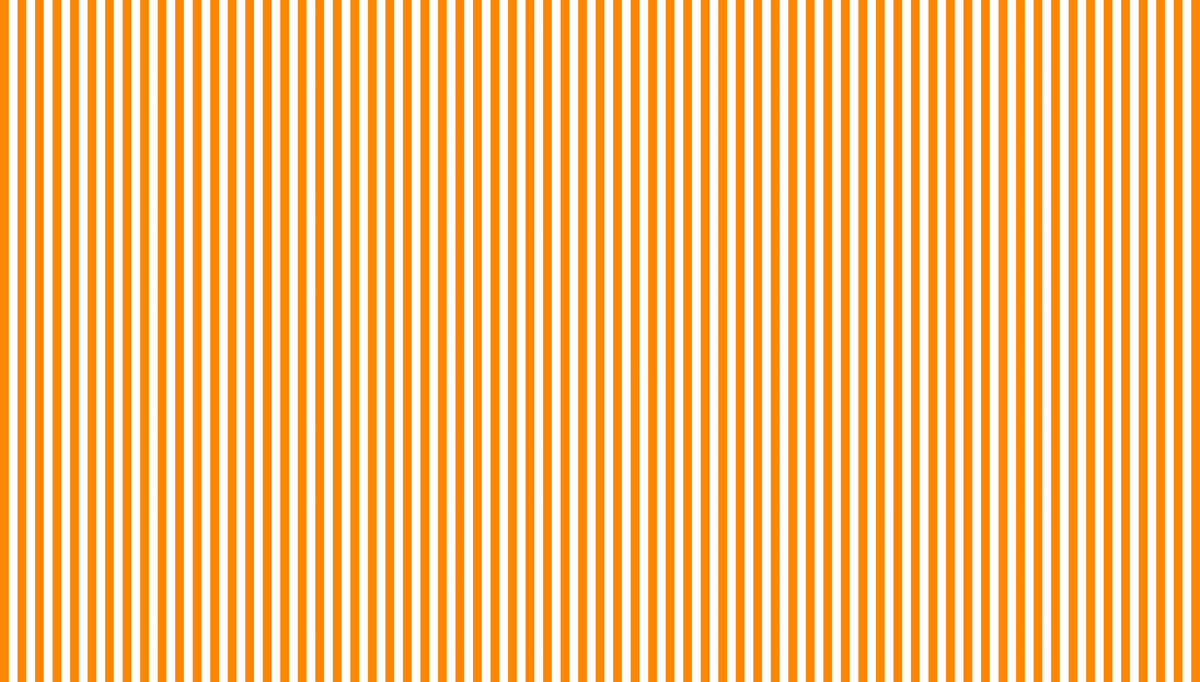 Modern Orange and White Stripe Wall Mural