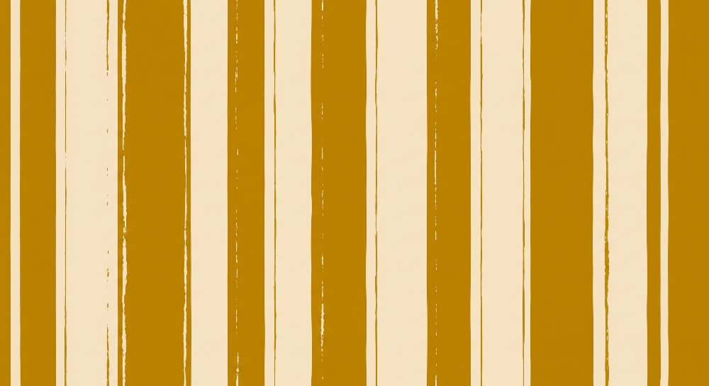 Mustard Painted Stripe Wall Mural