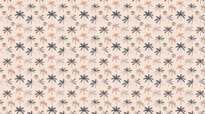 Detailed coconut palm tree mural wallpaper design pattern with pastel background by Kids-Mundo