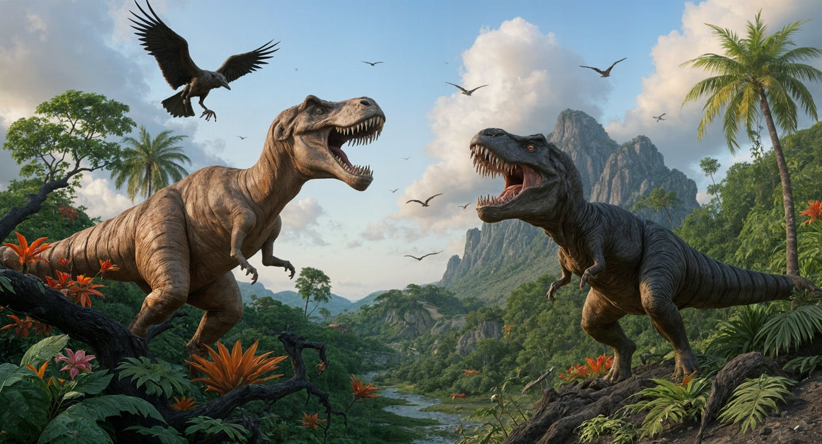 Roaring T-Rex Jungle Dinosaur Wall Mural