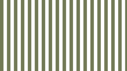 Flat artwork preview of the Kids-Mundo sage green and white stripe wall mural design.