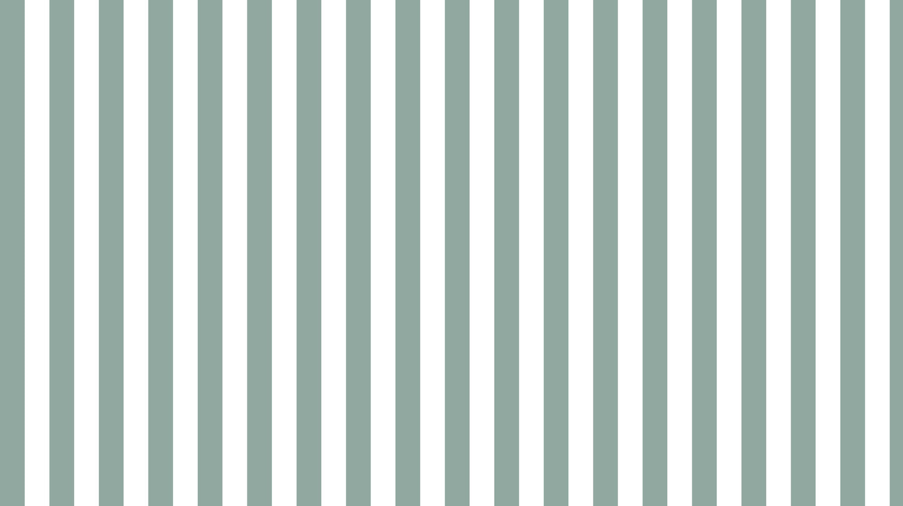 Detailed sage green and white vertical stripes mural wallpaper design pattern by Kids-Mundo