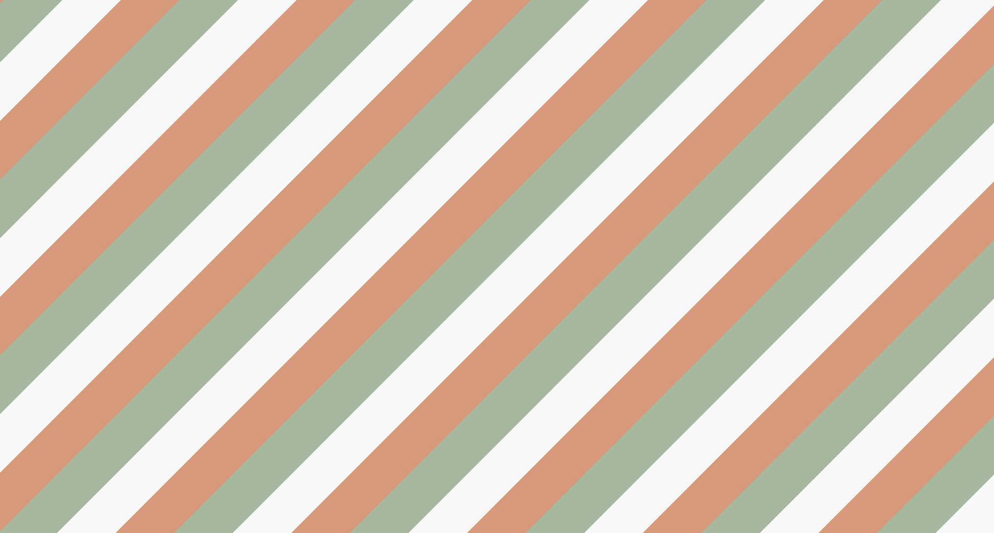Kids-Mundo flat artwork preview of the sage green and terracotta stripe mural design