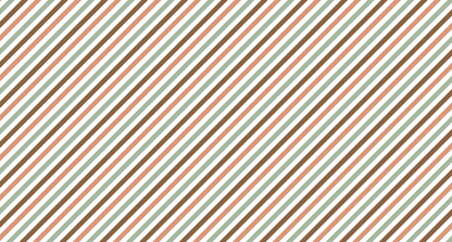 Kids-Mundo flat artwork preview of the fine sage, terracotta and brown pinstripe design