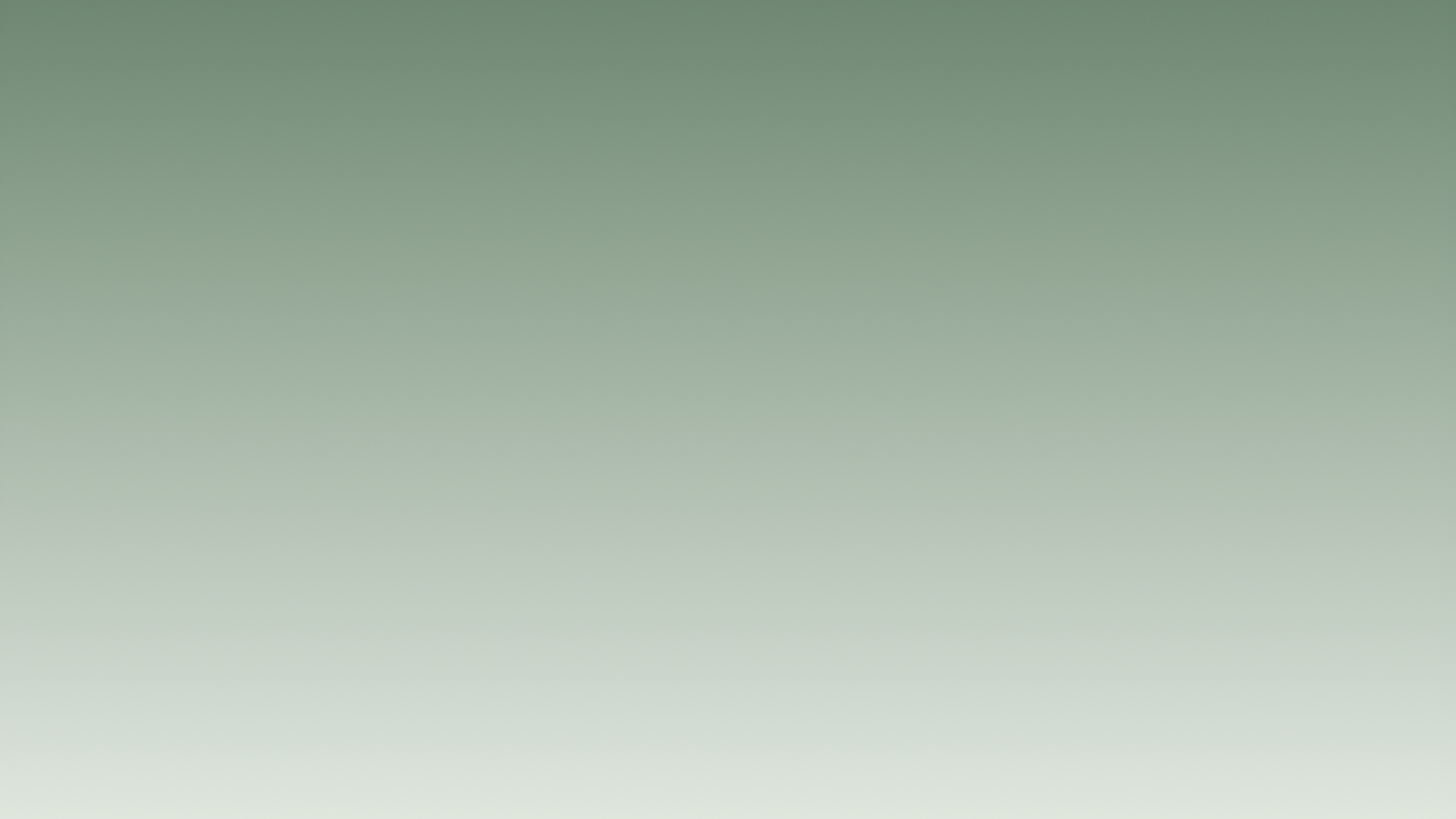 Kids-Mundo flat artwork preview of the soft green ombre gradient wall mural design