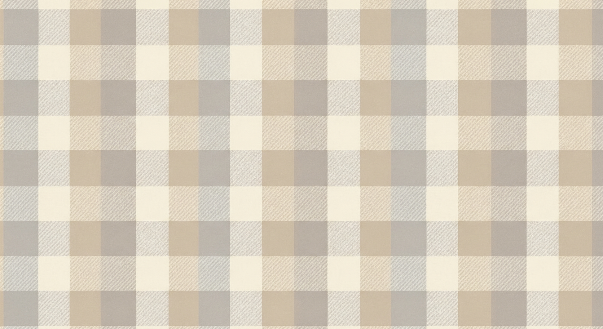 Kids-Mundo check wall mural flat artwork showing soft tan, taupe and grey squares