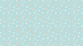 Detailed space bears wallpaper design pattern showing teddy bears and colorful rockets by Kids-Mundo